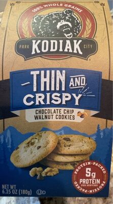 Thin And Crispy Chocolate Chip Walnut Cookies