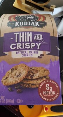 Thin And Crispy Oatmeal Raisin Cookies