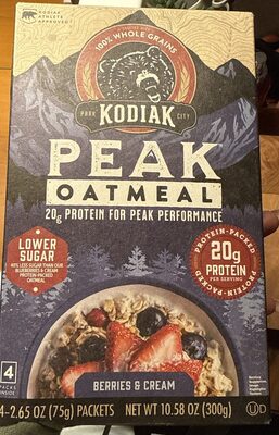 Berries & Cream Peak Oatmeal, Berries & Cream
