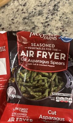 Seasoned Vegetables For The Air Fryer, Cut Asparagus Spears Frozen Veg
