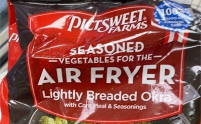 Seasoned Vegetables For The Air Fryer, Lightly Breaded Okra Frozen Veg