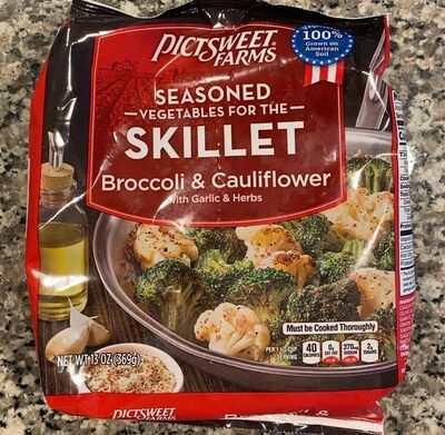 Seasoned Vegetables For The Skillet, Broccoli & Cauliflower Frozen Veg