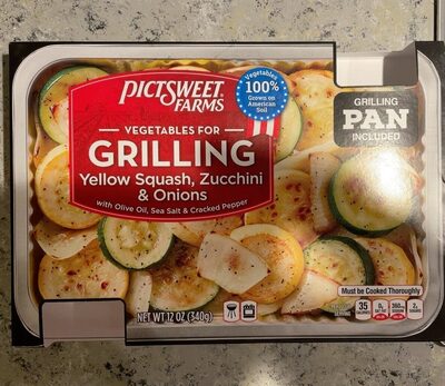 Vegetables For Grilling, Yellow Squash, Zucchini & Onions Frozen Vegetables