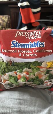 Pictsweet Farms Steam'Ables Broccoli Florets, Cauliflower & Carrots, 10 Oz
