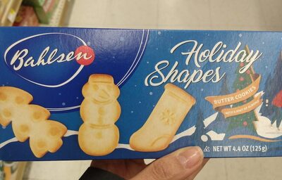 Butter Crispy Cookies Holiday Shapes, Butter