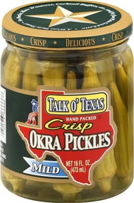 Talk O' Texas, Crisp Okra Pickles, Mild, Mild