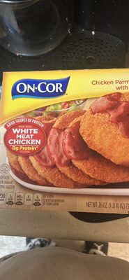 Chicken Parmagiana Breaded Patties With Tomato Sauce, Chicken Parmagiana