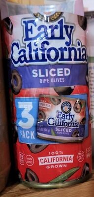 Sea Salt Sliced California Ripe Olives, Sea Salt