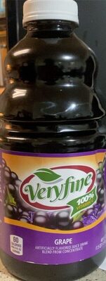 Grape Flavored Juice Drink Blend From Concentrate, Grape
