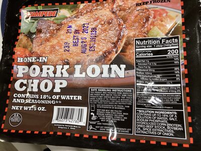Bone-In Pork Loin Chop, Pork