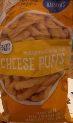 Multigrain Cheddar Jack Baked Cheese Puffs, Multigrain Cheddar Jack