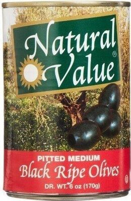 Ripe Black Olives, Medium