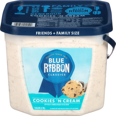 Cookies 'N Cream Reduced Fat Ice Cream, Cookies 'N Cream