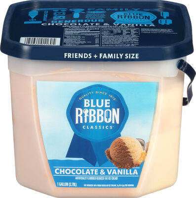 Chocolate & Vanilla Ice Cream, Chocolate; Vanilla