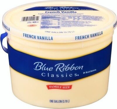 French Vanilla Flavored Frozen Dairy Dessert, French Vanilla