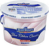 Strawberry Marble Strawberry Ribbon Swirled In Vanilla Reduced Fat Ice Cream, Strawberry Marble