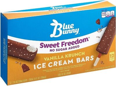 Vanilla Krunch Flavored Reduced Fat Ice Cream Dipped In Chocolate Flavored Coating And Crisp Rice Bars, Vanilla Krunch