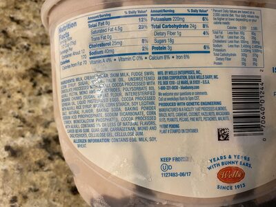 Super Fudge Brownie Frozen Dairy Dessert, Fudge Brownie