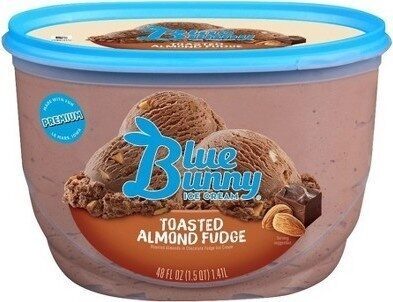 Toasted Almond Fudge Chocolate Frozen Dairy Dessert, Toasted Almond Fudge