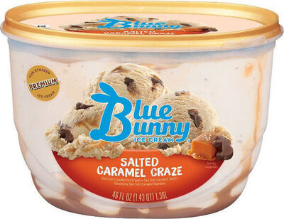 Salted Caramel Craze Sea Salt Caramel Frozen Dairy Dessert, Sea Salt Caramel Swirls, Chocolaty Sea Salt Caramel Bunnies, Salted Caramel Craze