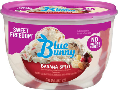 Banana Split Reduced Fat Ice Cream, Banana