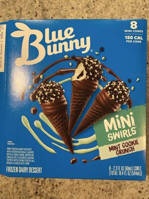 Mint Cookie Crunch Reduced Fat Ice Cream, Mint Cookie