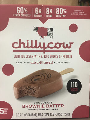 Chocolate Brownie Batter Light Ice Cream Bars, Chocolate Brownie Batter