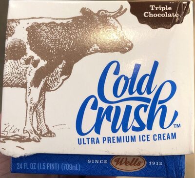Triple Chocolate Ultra Premium Ice Cream With Fudge Swirl And Chocolaty Chips, Triple Chocolate