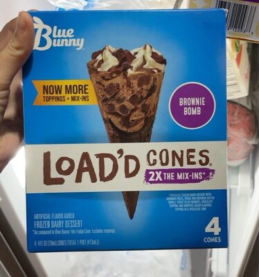 Brownie Bomb Frozen Dairy Dessert, Chocolate