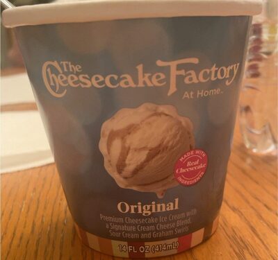 Original Premium Cheesecake Ice Cream With A Signature Cream Cheese Blend, Sour Cream And Graham Swirls, Original