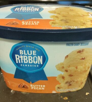 Butter Pecan Frozen Dairy Dessert, Butter Pecan