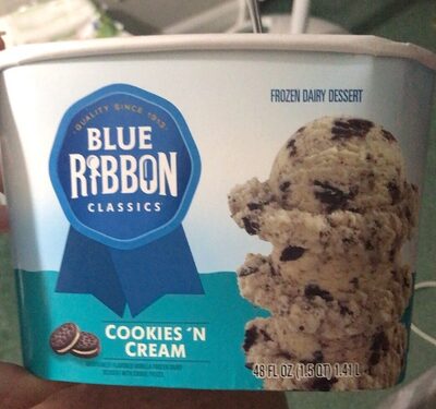Cookies 'N Cream Reduced Fat Ice Cream, Cookies 'N Cream