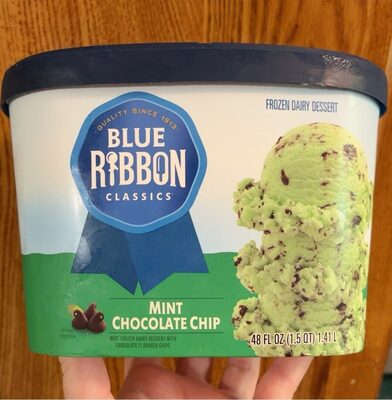 Mint Chocolate Chip Reduced Fat Ice Cream, Mint Chocolate Chip