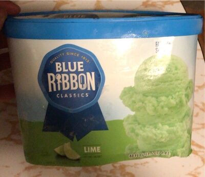 Lime Fat Free Sherbet, Lime