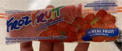 Strawberry Flavored Gourmet Frozen Fruit Bar, Strawberry