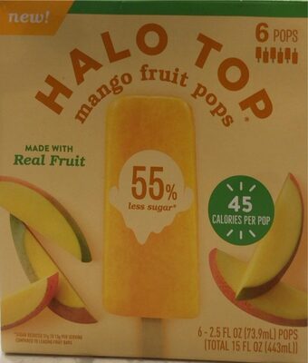 Mango Fruit Pops, Mango Fruit