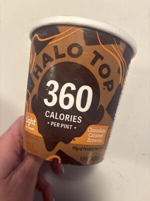 Chocolate Caramel Brownie Light Ice Cream, Chocolate Caramel Brownie