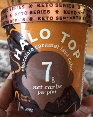 Chocolate Caramel Lava Cake Keto Series Frozen Dessert, Chocolate Caramel Lava Cake