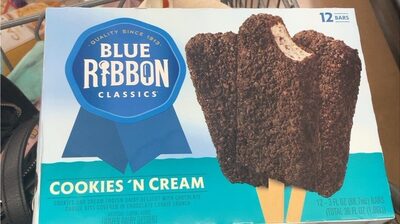 Cookies 'N Cream Cookies And Cream Frozen Dairy Dessert With Chocolate Cookie Bits Covered In Chocolate Cookie Crunch Bars, Cookies 'N Cream