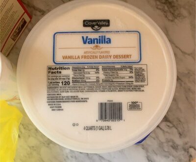 Vanilla Frozen Dairy Dessert, Vanilla