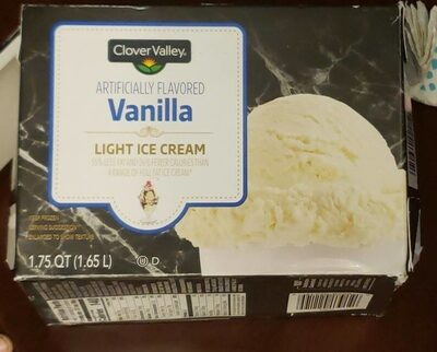 Vanilla Flavored Light Ice Cream, Vanilla