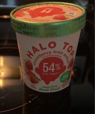 Strawberry Fruit Sorbet, Strawberry