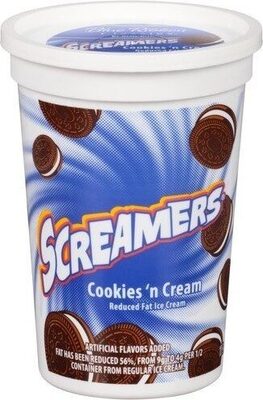 Cookies 'N Cream Reduced Fat Ice Cream, Cookies 'N Cream