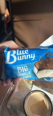 Big Vanilla Creamy Vanilla Flavored Reduced Fat Ice Cream Layered Between Two Chocolate Flavored Wafers Sandwich, Big Vanilla