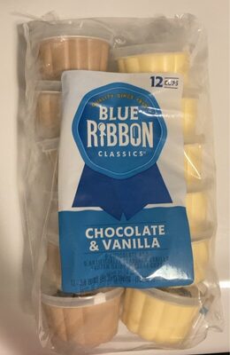Chocolate & Vanilla Frozen Dairy Dessert Cups, Chocolate & Vanilla