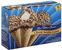 Vanilla Sundae Vanilla Frozen Dairy Dessert In A Sugar Cone Dipped In Chocolate Flavored Coating Topped With Peanuts And Cone Pieces, Vanilla Sundae