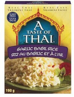 Garlic Basil Coconut Rice, Garlic Basil