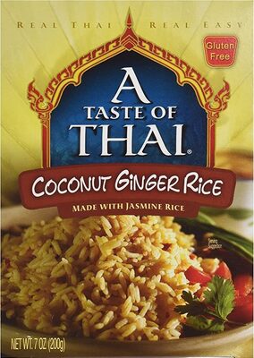 Coconut Ginger Rice, Coconut Ginger