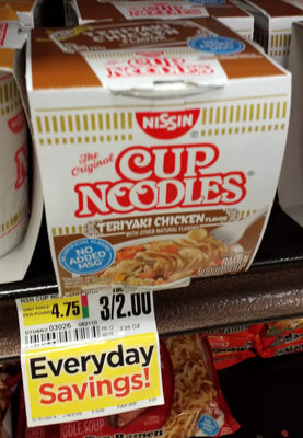 The Original Teriyaki Chicken Flavor Ramen Noodle Soup, Teriyaki Chicken