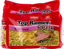 Ramen Noodles Soup, Beef